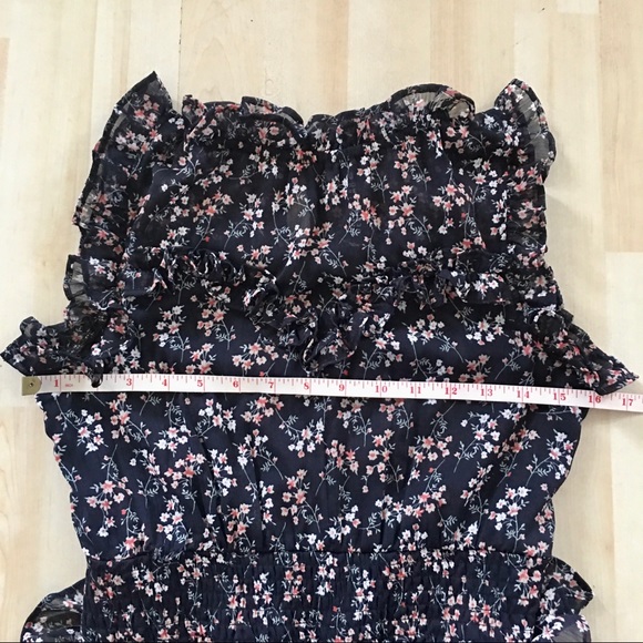 Design Lab floral sleeveless tiered ruffle dress - Picture 2 of 8